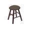 Holland Bar Stool Co Maple Vanity Stool, Dark Cherry Finish, Graph Anchor Seat RC18MSDC006 - alternate 1